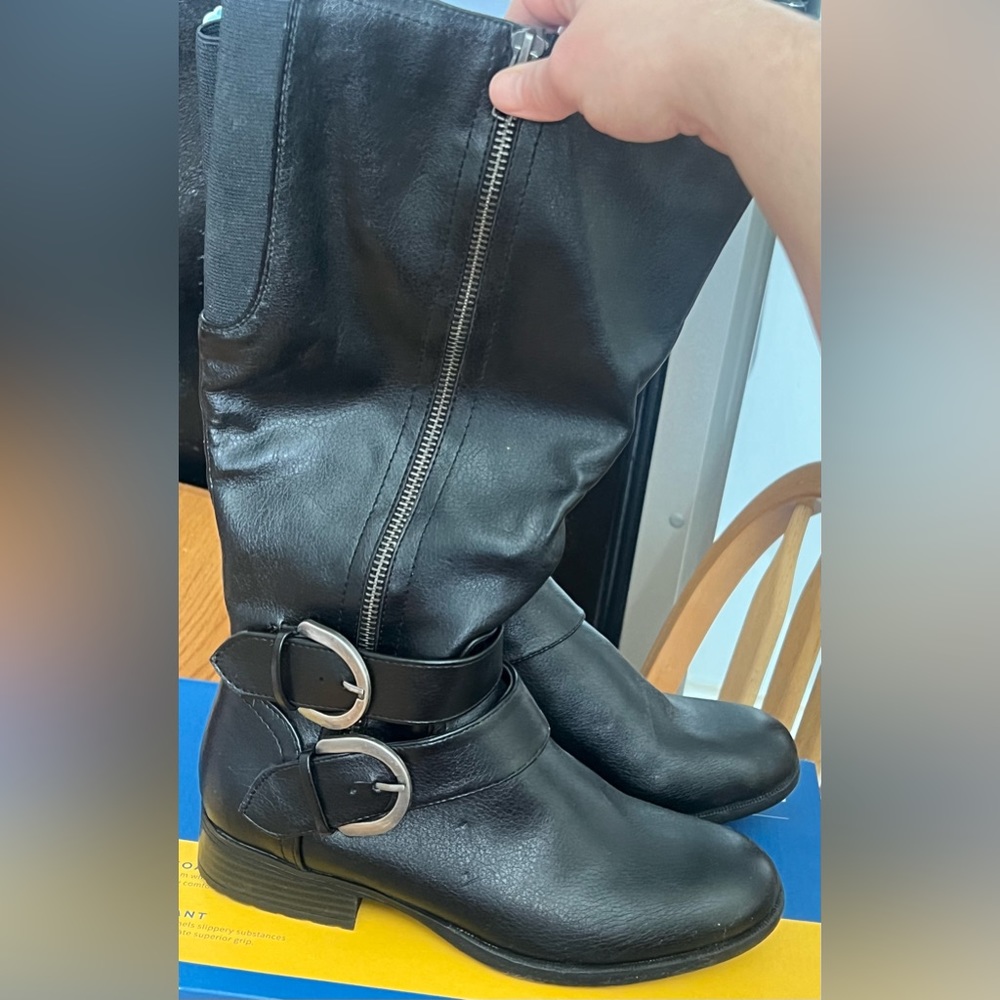 LifeStride Women’s Riding Boots Wide Calf Size 6.5